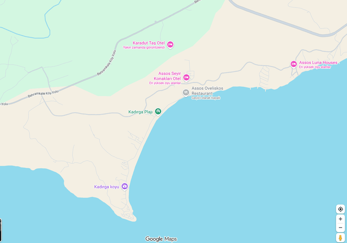 Otel konumu - Harita